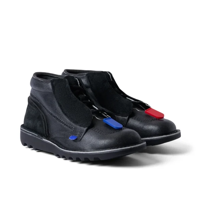 ACW* Kick Hi Lederstiefel für Erwachsene, Unisex, Schwarz ACW* Kick Hi Lederstiefel für Erwachsene, Unisex, Schwarz