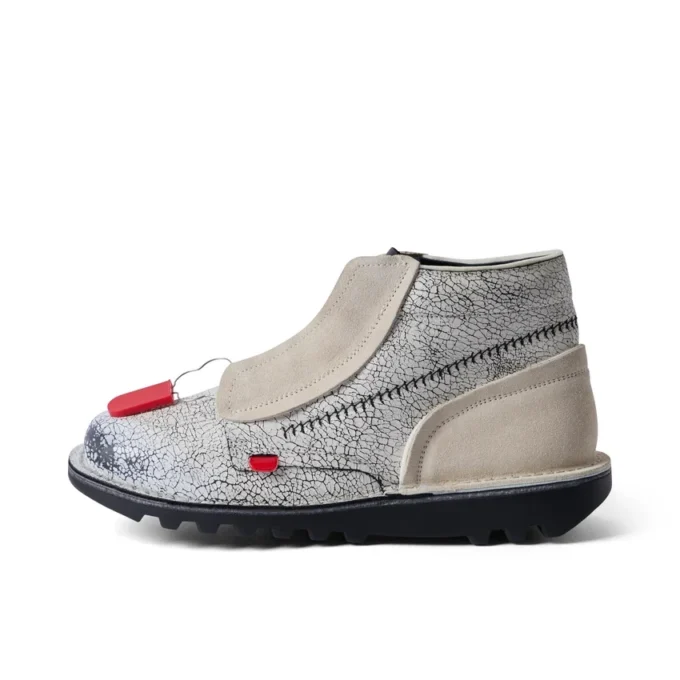 ACW* Kick Hi Lederstiefel für Erwachsene, Unisex, Weiß ACW* Kick Hi Lederstiefel für Erwachsene, Unisex, Weiß