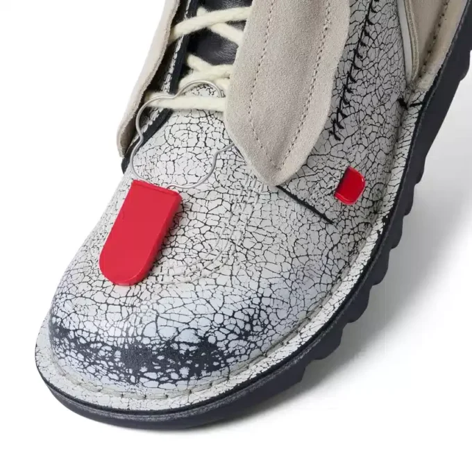 ACW* Kick Hi Lederstiefel für Erwachsene, Unisex, Weiß ACW* Kick Hi Lederstiefel für Erwachsene, Unisex, Weiß