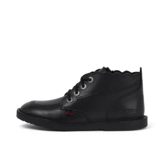 Adlar Hi Scallop Lederstiefel für Mädchen, schwarz Adlar Hi Scallop Lederstiefel für Mädchen, schwarz