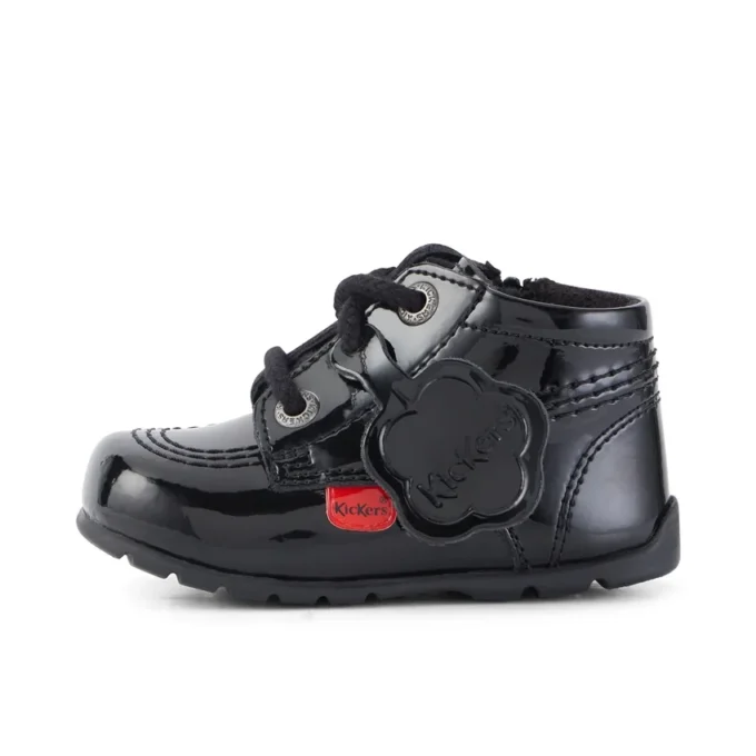Baby Kick Hi B Zip Lackleder Schwarz Baby Kick Hi B Zip Lackleder Schwarz