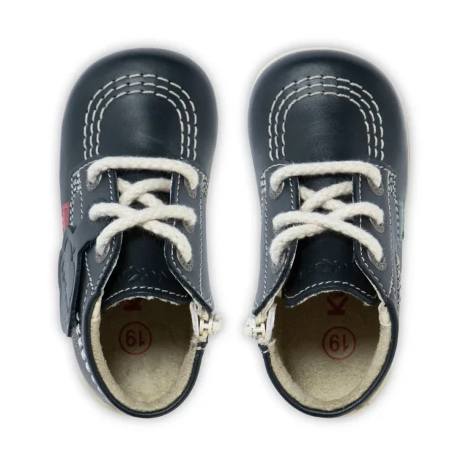 Baby Kick Hi Leder Navy Baby Kick Hi Leder Navy