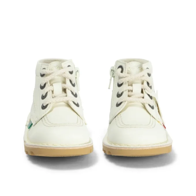 Baby Unisex Kick Hi Zip Lederalternative Weiß Baby Unisex Kick Hi Zip Lederalternative Weiß