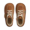 Baby Unisex Kick Hi Zip Nubuk Hellbraun