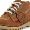 Baby Unisex Kick Hi Zip Nubuk Hellbraun