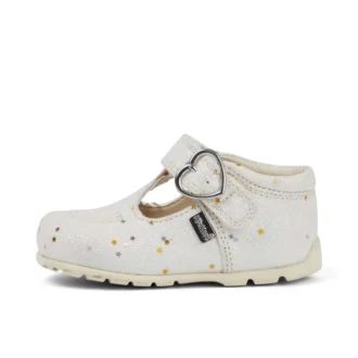 Baby Unisex Kick T Glitzer-Schuhe Weiß