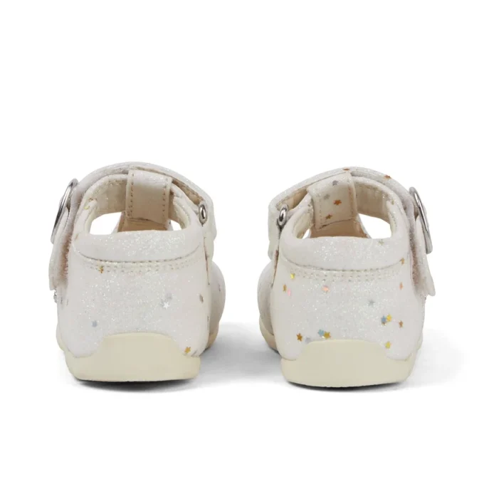 Baby Unisex Kick T Glitzer-Schuhe Weiß