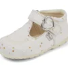 Baby Unisex Kick T Glitzer-Schuhe Weiß