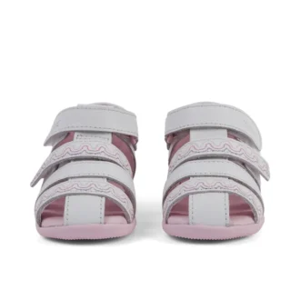 Baby Wriggle Wave Sandalen Leder Weiß Baby Wriggle Wave Sandalen Leder Weiß