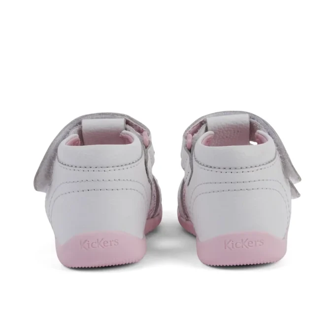 Baby Wriggle Wave Sandalen Leder Weiß Baby Wriggle Wave Sandalen Leder Weiß