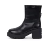 Edie Stiefel für Erwachsene, Leder, Schwarz Edie Stiefel für Erwachsene, Leder, Schwarz