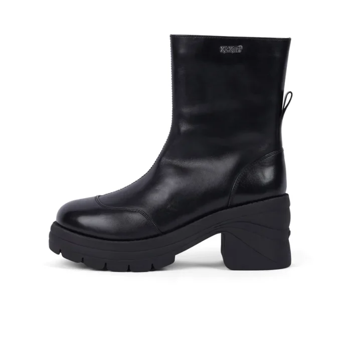 Edie Stiefel für Erwachsene, Leder, Schwarz Edie Stiefel für Erwachsene, Leder, Schwarz