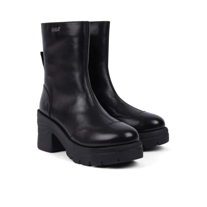Edie Stiefel für Erwachsene, Leder, Schwarz Edie Stiefel für Erwachsene, Leder, Schwarz