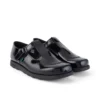 Jugend Damen Fragma T-Bar Lackleder Schwarz