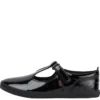 Jugend-Damen Kariko T-Bar Lackleder Schwarz