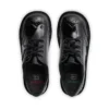 Jugend-Damen Kick Lo Brogue Lackleder Schwarz