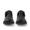 Jugend-Damen Kick T-Bar Lederimitat Schwarz