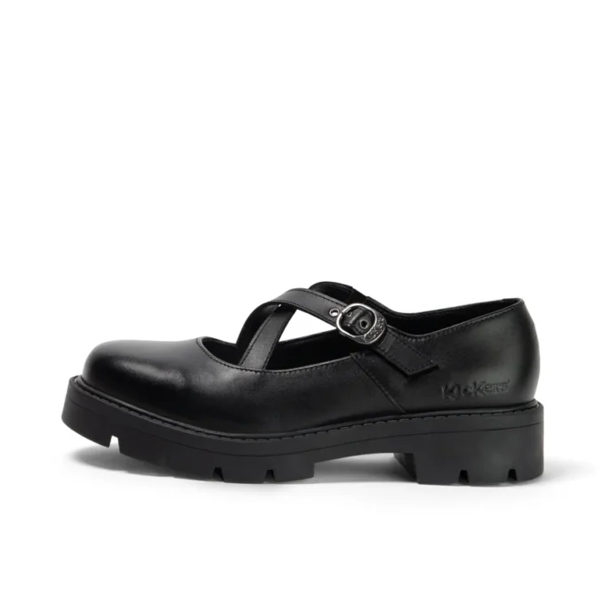 Jugend Damen Kori MJ Cross Hochglanzleder Schwarz