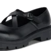 Jugend Damen Kori MJ Cross Hochglanzleder Schwarz