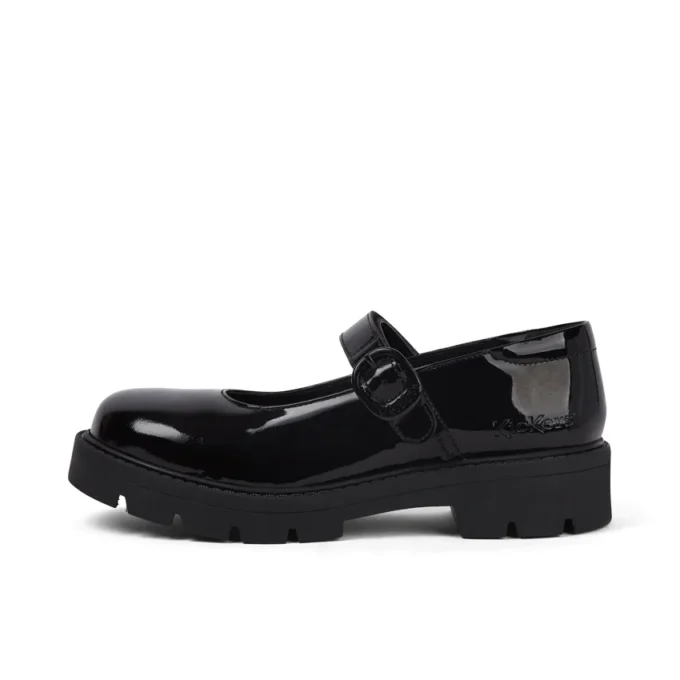 Jugend-Damen Kori MJ Doll Lackleder Schwarz
