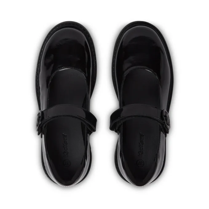 Jugend-Damen Kori MJ Doll Lackleder Schwarz
