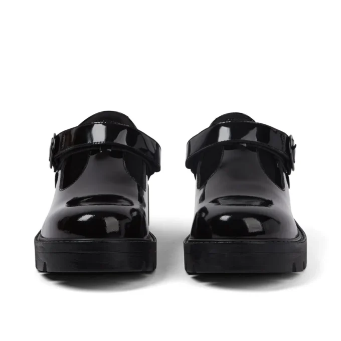Jugend Damen Kori T-Bar Lackleder Schwarz