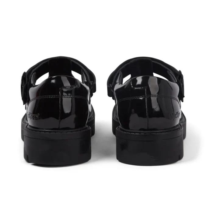 Jugend Damen Kori T-Bar Lackleder Schwarz