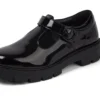 Jugend Damen Kori T-Bar Lackleder Schwarz