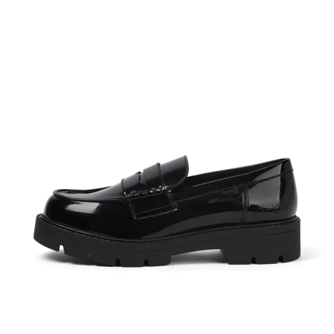 Jugend-Damen-Loafer Kori Lackleder Schwarz