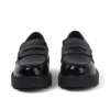 Jugend-Damen-Loafer Kori Lackleder Schwarz