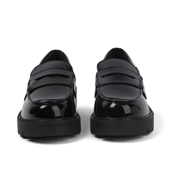 Jugend-Damen-Loafer Kori Lackleder Schwarz