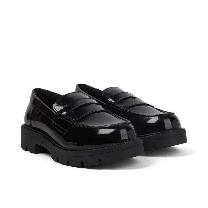 Jugend-Damen-Loafer Kori Lackleder Schwarz