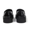 Jugend-Damen-Loafer Kori Lackleder Schwarz