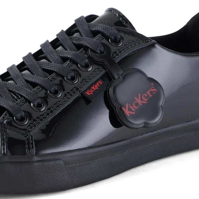 Jugend Damen Tovni Lacer Lackleder Schwarz