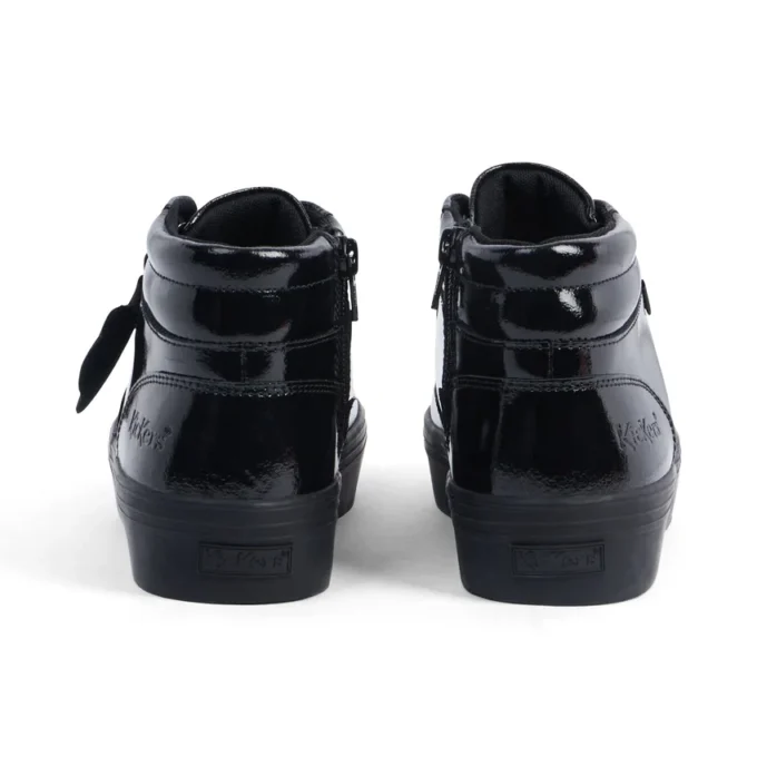 Jugend Damen Tovni Stack Hi Flower Lackleder Schwarz Jugend Damen Tovni Stack Hi Flower Lackleder Schwarz