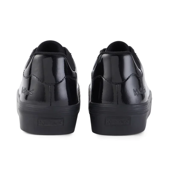 Jugend-Damen Tovni Stack Lackleder Schwarz Jugend-Damen Tovni Stack Lackleder Schwarz