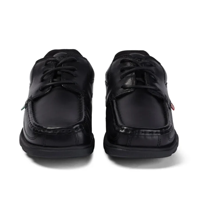 Jugend Herren Fragma Lace 4-Loch Leder Schwarz