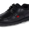 Jugend Herren Fragma Lace 4-Loch Leder Schwarz