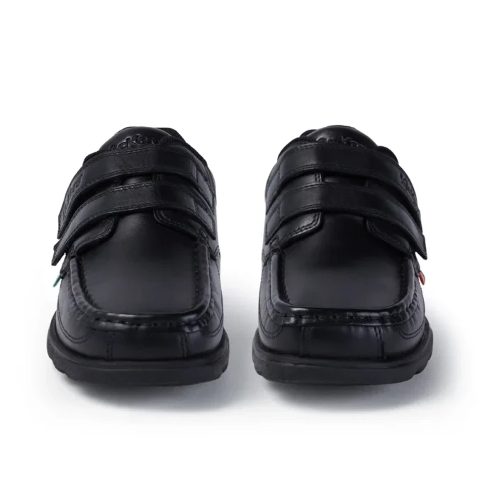 Jugend Herren Fragma Moc Twin Vel Leder Schwarz