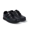 Jugend Herren Fragma Moc Twin Vel Leder Schwarz