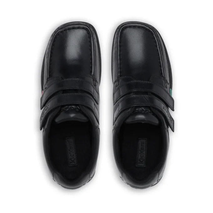 Jugend Herren Fragma Moc Twin Vel Leder Schwarz