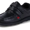 Jugend Herren Fragma Moc Twin Vel Leder Schwarz