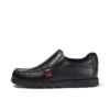 Jugend Herren Fragma Slip Leder Schwarz