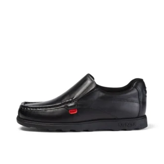 Jugend Herren Fragma Slip Leder Schwarz