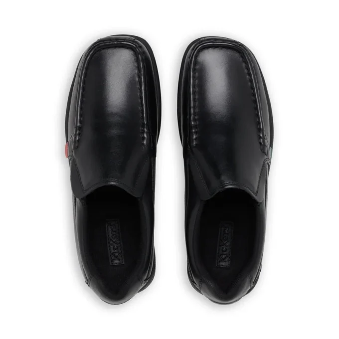 Jugend Herren Fragma Slip Leder Schwarz