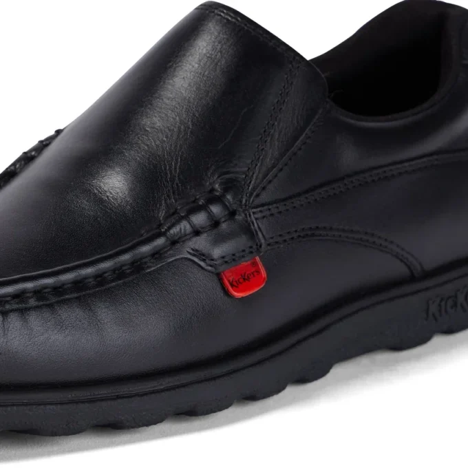 Jugend Herren Fragma Slip Leder Schwarz