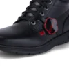 Jugend Unisex Kelland Hi Leder Schwarz