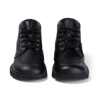 Jugend Unisex Kick Hi Leder Schwarz Jugend Unisex Kick Hi Leder Schwarz