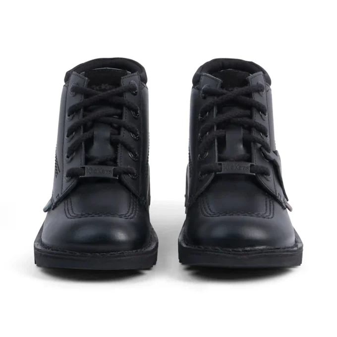 Jugend Unisex Kick Hi Mix Mesh Leder Schwarz Jugend Unisex Kick Hi Mix Mesh Leder Schwarz