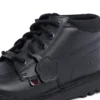Jugend Unisex Kick Hi Mix Mesh Leder Schwarz Jugend Unisex Kick Hi Mix Mesh Leder Schwarz